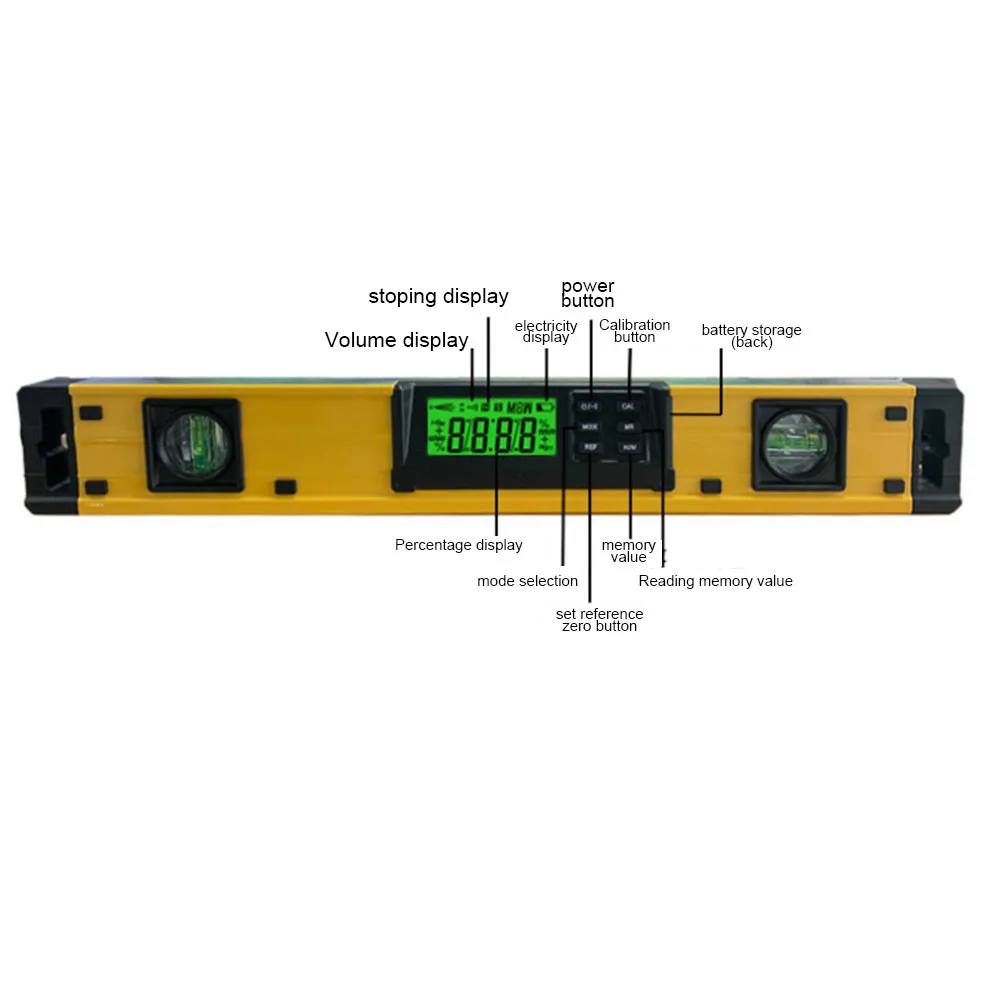 Электронная угловая линейка Spirit Level с мощными магнитными уровнями измерительных