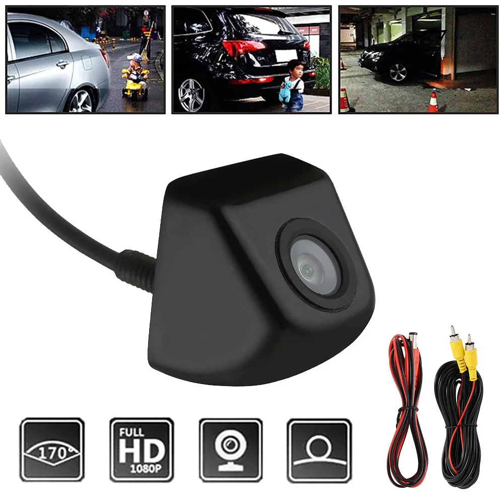 

ODOMY Car Rear View Camera 12V HD 728*500 Rear View Camera 170° Full HD Waterproof Reverse CCD Fisheye Vehicle Parking Camera