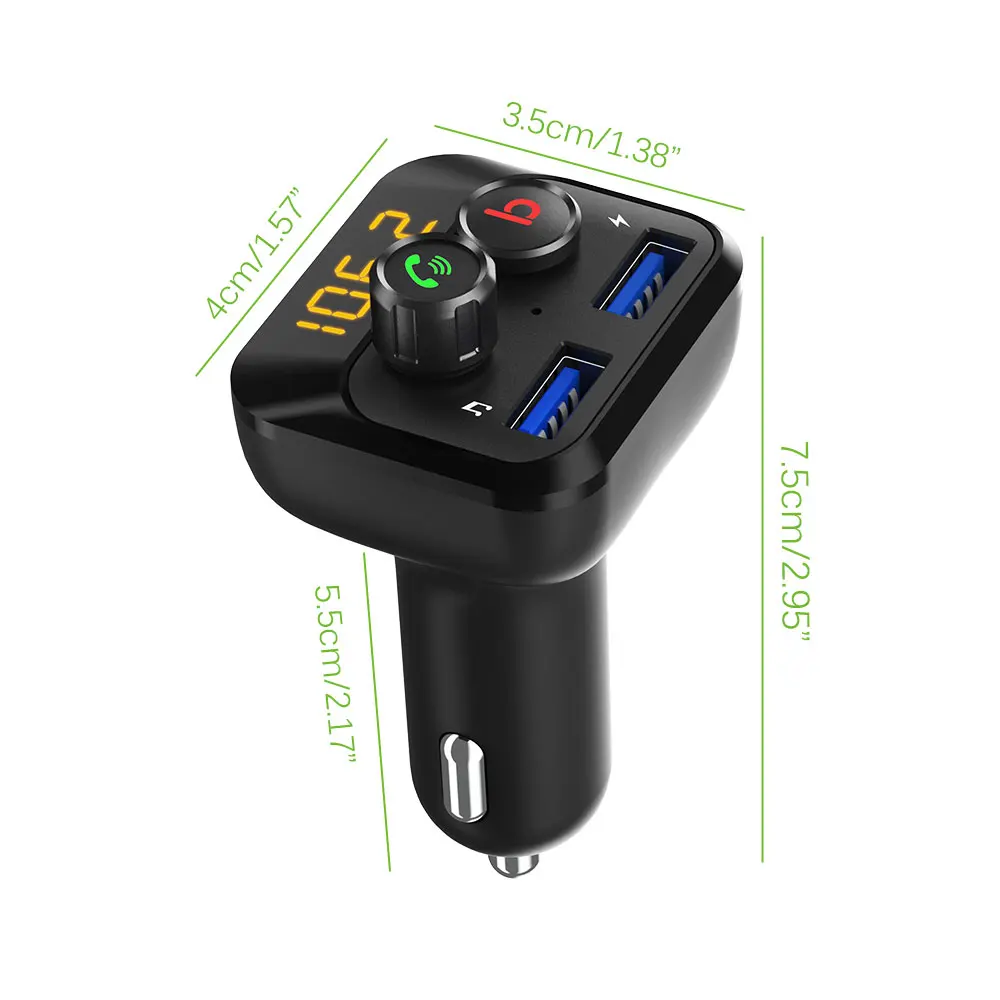 Vehemo FM передатчик свободные руки бас Bluetooth автомобильный комплект зарядное