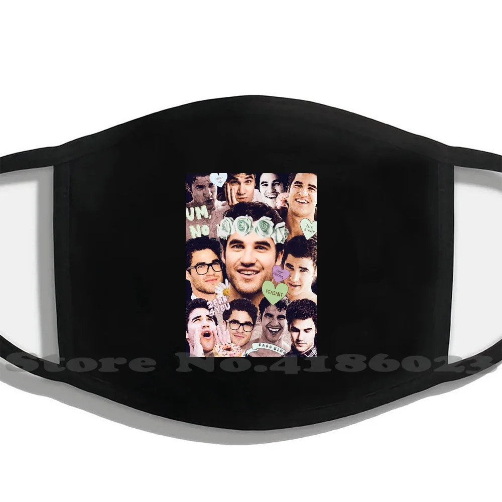 

Darren Criss Collage Winter Hot Sale Print Diy Masks Glee Darren Criss Blaine Anderson Collage