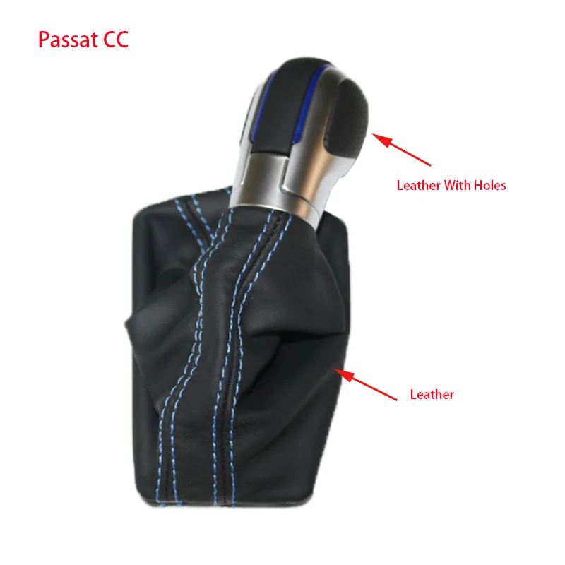 

DSG Gear Shift Knob With Cover Suede & Real Leather For VW Passat CC Auto Car Original