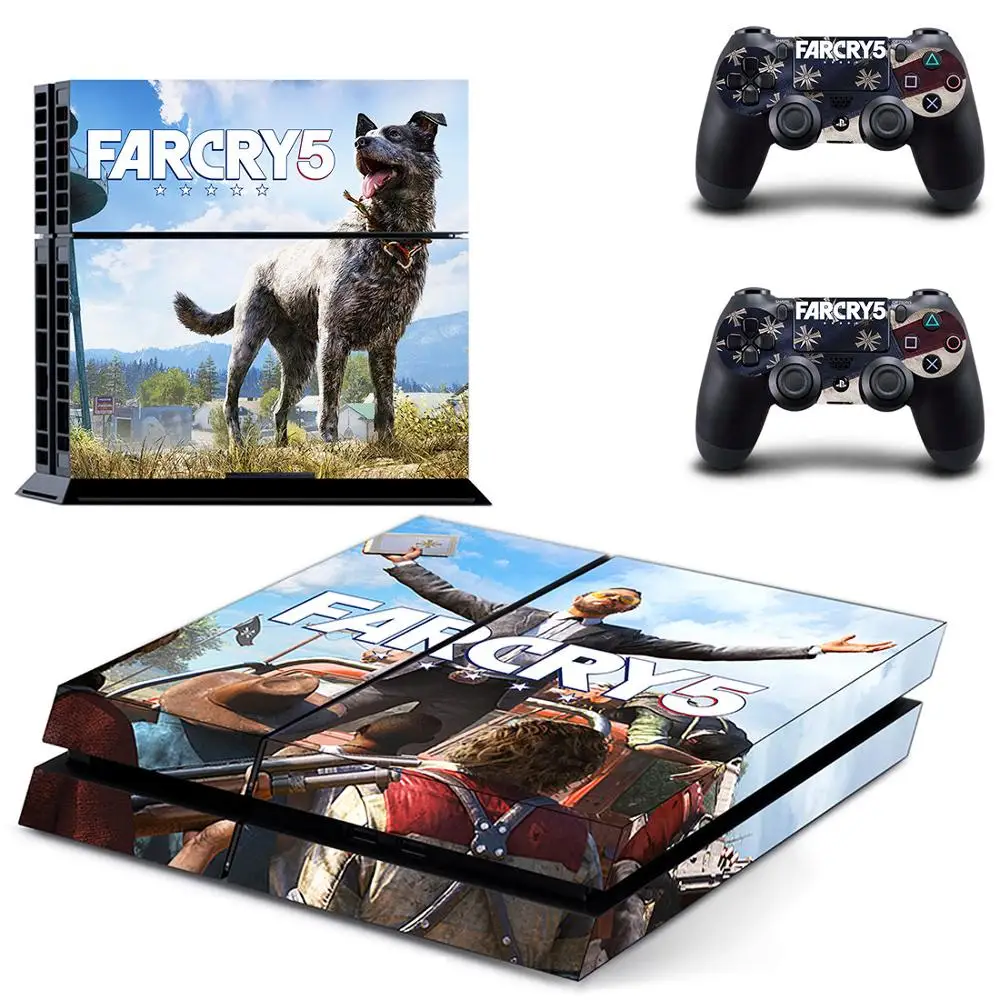 Far Cry 5 PS4 наклейка s виниловая PS 4 Кожа Наклейка Play station наклейки крышка Pegatinas для