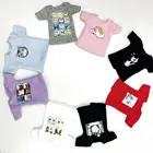 Новинка, 1 шт., одежда blyth, футболка с милым рисунком для кукол, модная короткая розоваячернаякраснаябелая рубашка для кукол Blyth,Licca,Azone,16