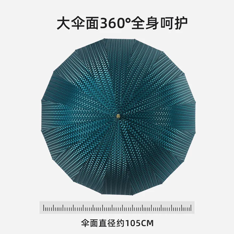 Большой Водонепроницаемый зеленый зонтик роскошным ветростойким ложки с