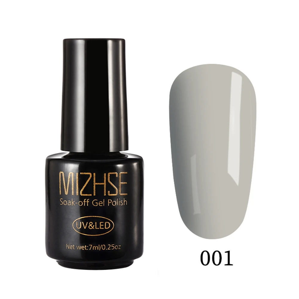 OMH001 MIZHSE Гель-лак для ногтей 7 мл UV Vernis Полупостоянный праймер верхнее покрытие для маникюра xx цветов гелевое покрытие для ногтей гель-арт - Цвет: OMH001