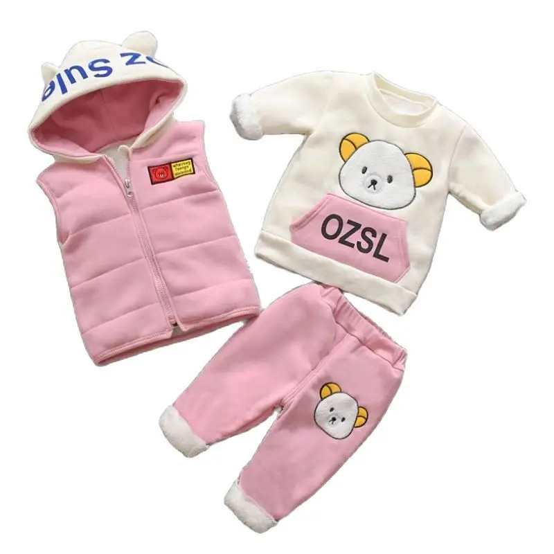 Осень зима 2019 теплый детский Рождественский костюм с рисунком + толстовка штаны