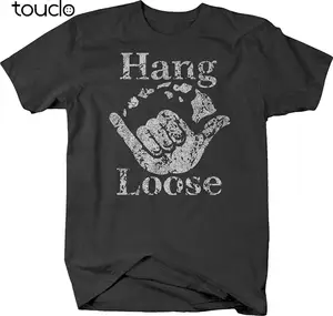 Горячая Распродажа, модная свободная футболка с гавайским островом, с защитой от волн, футболка