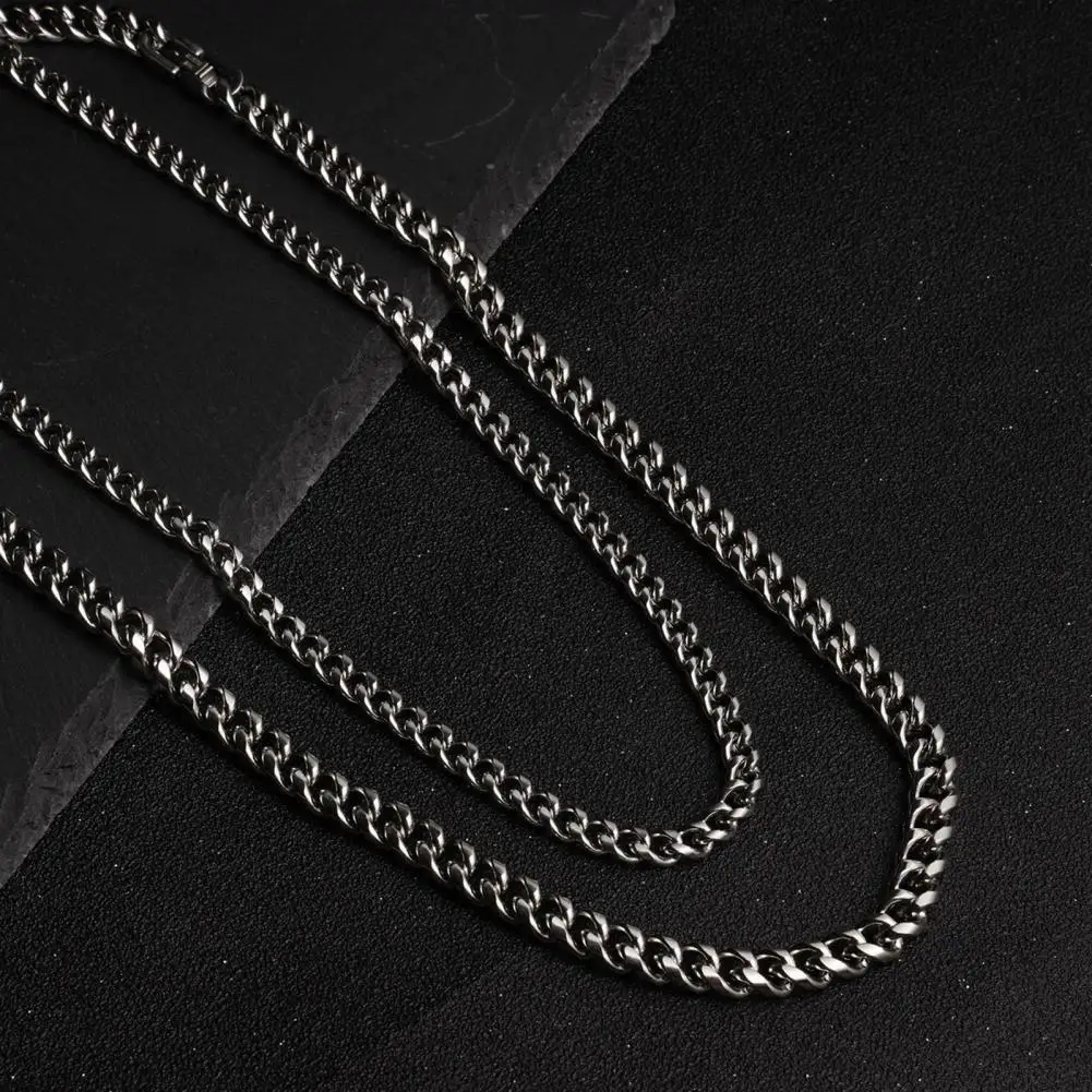 

Classic Men Necklace Chain Titanium Steel Punk Men Chain Necklace Retro Necklace Necklace