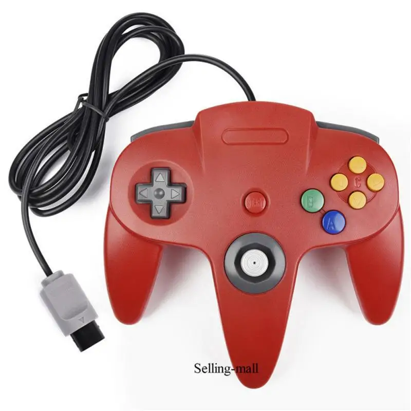 

SEC New Wired USB Gamepad Joystick For N64 Classic Game Controller Joypad For Windows PC For Classic Nintendo 64 Console Games