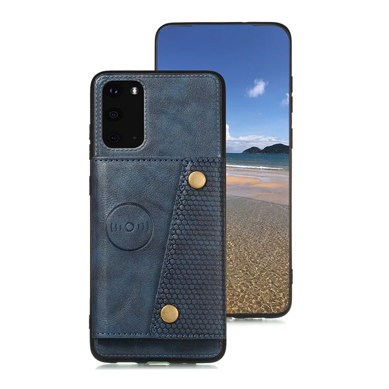 Магнитный кожаный чехол бумажник для телефона Samsung S20 Ultra A51 A71 S9 S8 S10 Plus S10E A20 A30 A40 A50