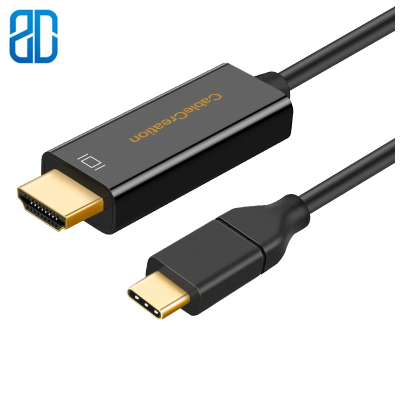 USB C к HDMI 4K @ 60Hz Type (совместимый с Thunderbolt 3) кабелю IPad Pro/MacBook Air Surface Book 2 Samsung S9/S8| |
