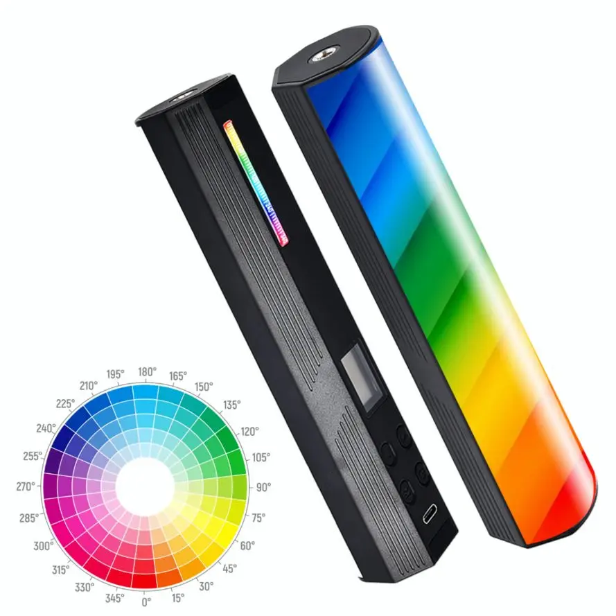 

Support Dropship Tube Light Rgb Led Video Light Wand Compact Magnetic Stick Lamp for Youtube Short Video Volgging Shooting