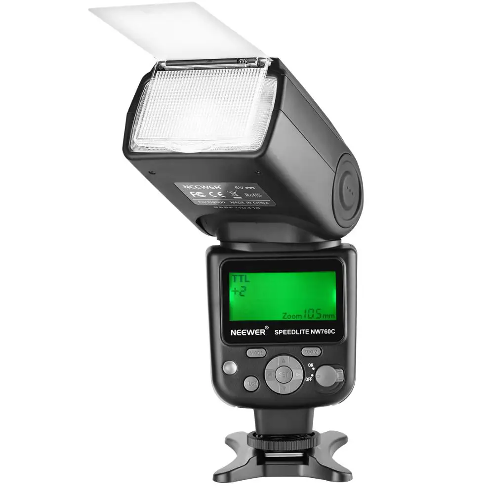 

Neewer NW760 Professional Remote TTL Flash Speedlite with LCD Display for Canon DSLR Cameras