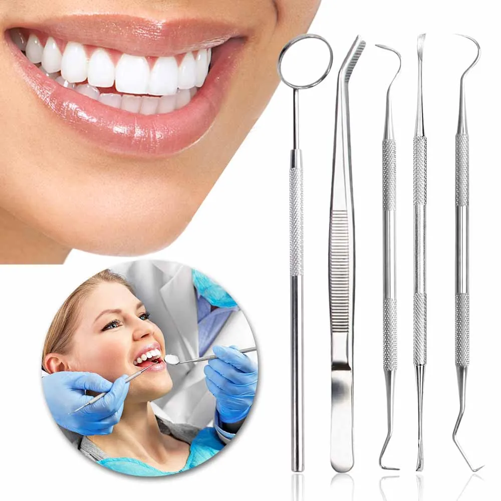 Стоматологическое зеркало инструментов Нержавеющая сталь стоматологическое