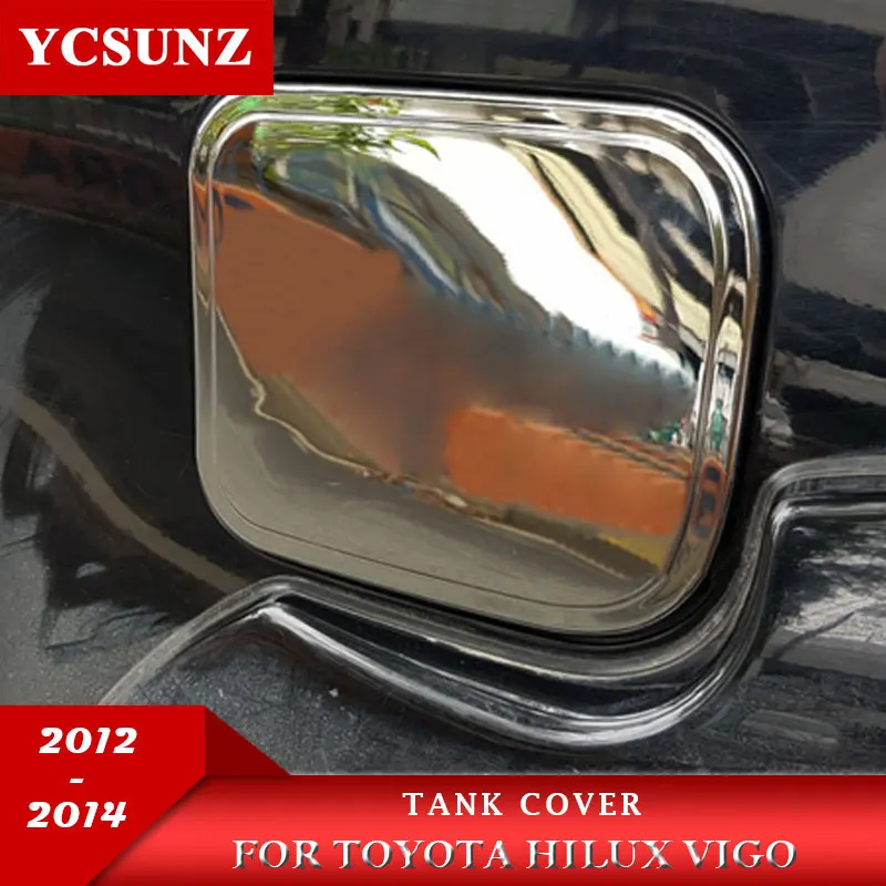 Автомобильные аксессуары ABS крышка топливного бака для Toyota Hilux Vigo 2012 2013 двойная кабина