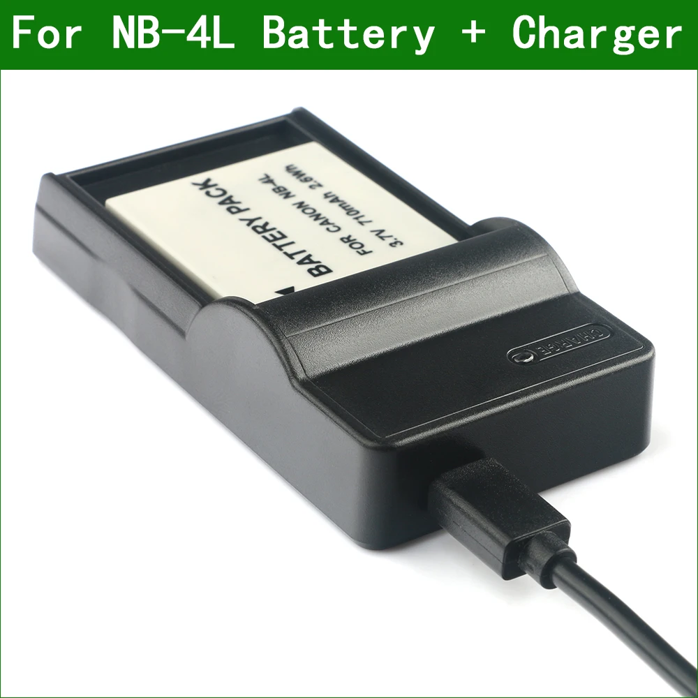 NB 4L NB4L цифровой Камера Батарея + Зарядное устройство для Цифрового Фотоаппарата