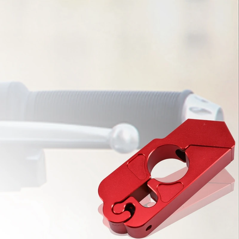 

Motorcycle Lock - Universal Aluminum CNC Motorcycle Handle Throttle Grip Security Lock with 2 Keys To Secure a Bike, Scooter, Mo