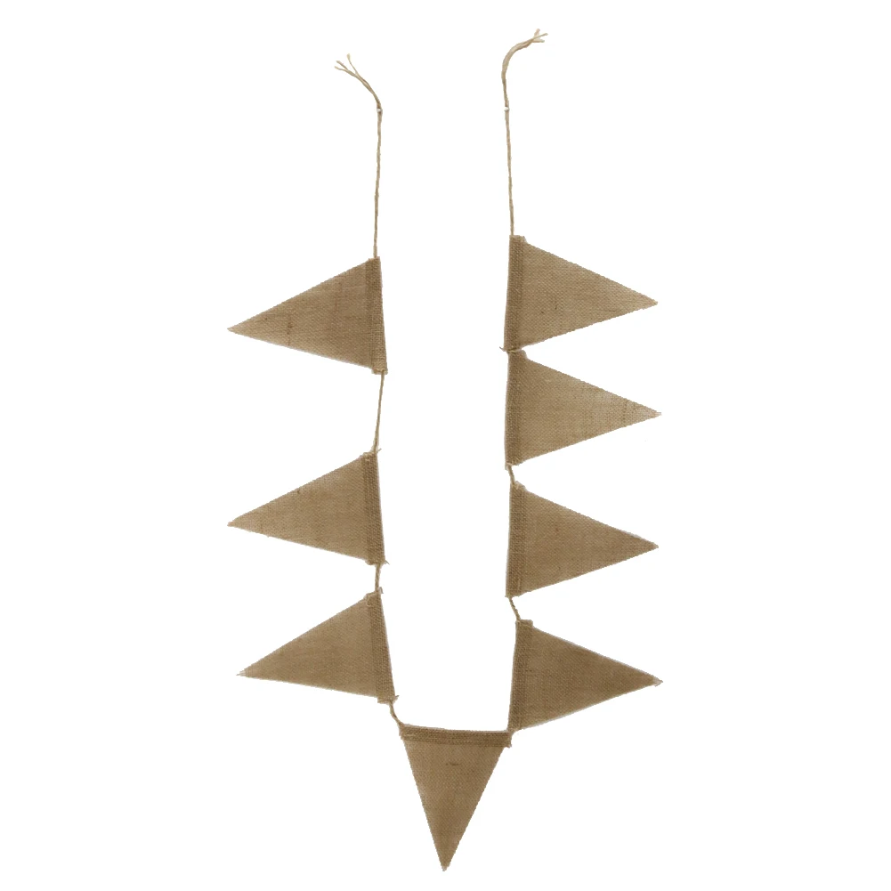 3 м Винтаж из натурального джута флажки мешковины баннеры 13 флаги Свадьба Вымпел