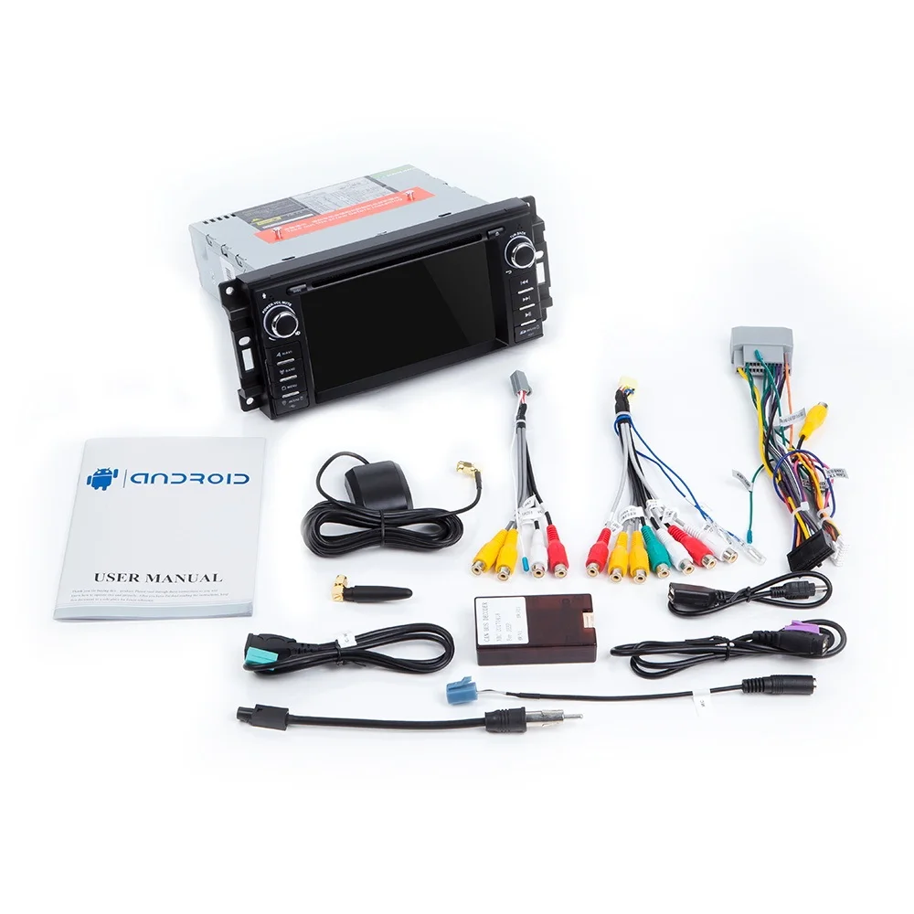 

Multimedia Android 10 Auto Radio For Dodge Ram Challenger Jeep Wrangler JK Car Multimedia Player GPS Navi DVD Player + OBD2 MIC