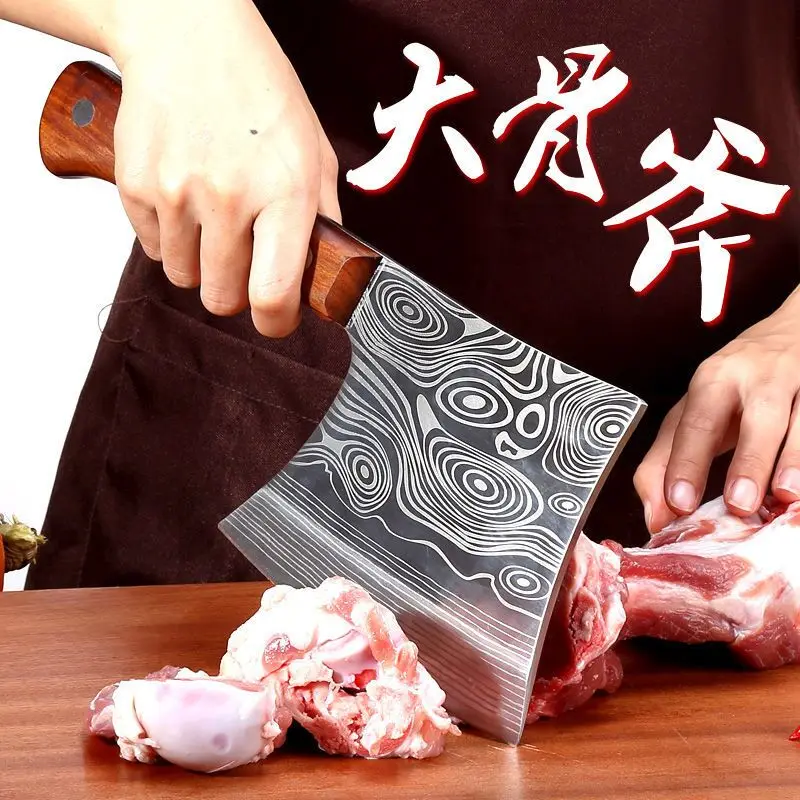 Нож для резки стальные китайские кухонные ножи инструмент овощей курицы рыбы