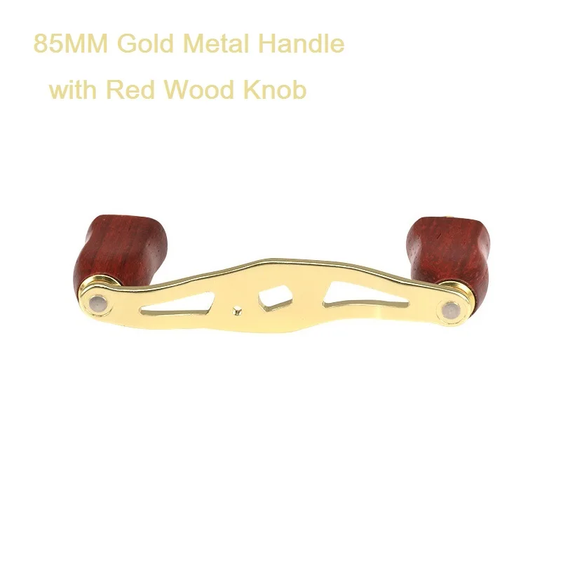 Металлическая Рыболовная катушка из углеродного волокна ручка с деревянными