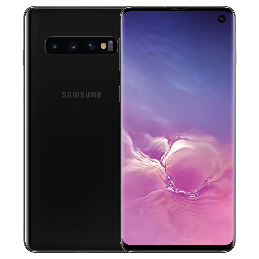Samsung Galaxy S10 G9730 смартфон с 5 дюймовым дисплеем восьмиядерным процессором Snapdragon 128