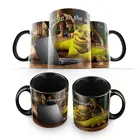 Кружка: шрек (фиона, осел, мультфильм, дримврокс, мем) -3