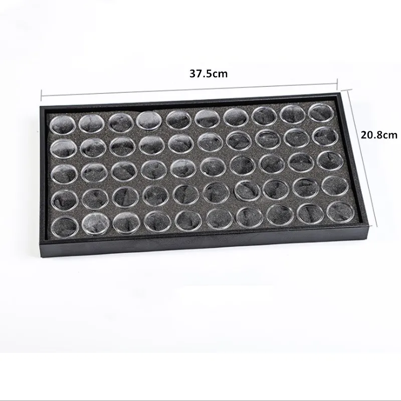 Ящик для хранения украшений ногтей 50 полос пудра дизайна блеск декоративный