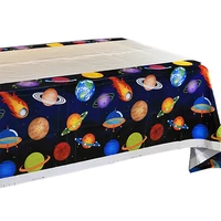 outer space party decoration solar system birthday supplies tablecloth popcorn astronaut balloon cups banner space baby shower