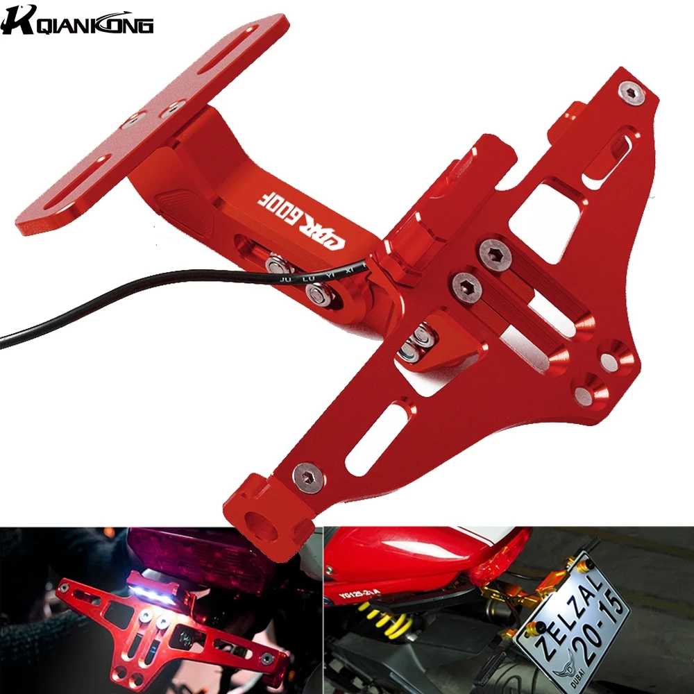 Для Honda CBR600F 2011 2013 CBR 600F 1991 2007 2006 Кронштейн номерного знака мотоцикла держатель