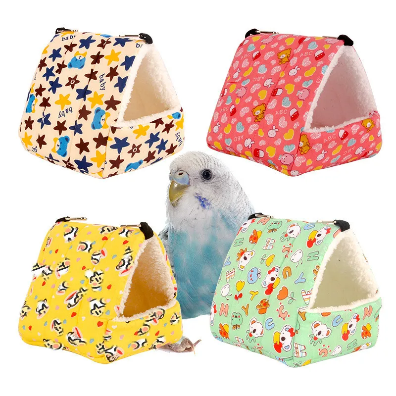 Подвесное плюшевое Птичье гнездо птичья пещера клетка крысы хомяк домик