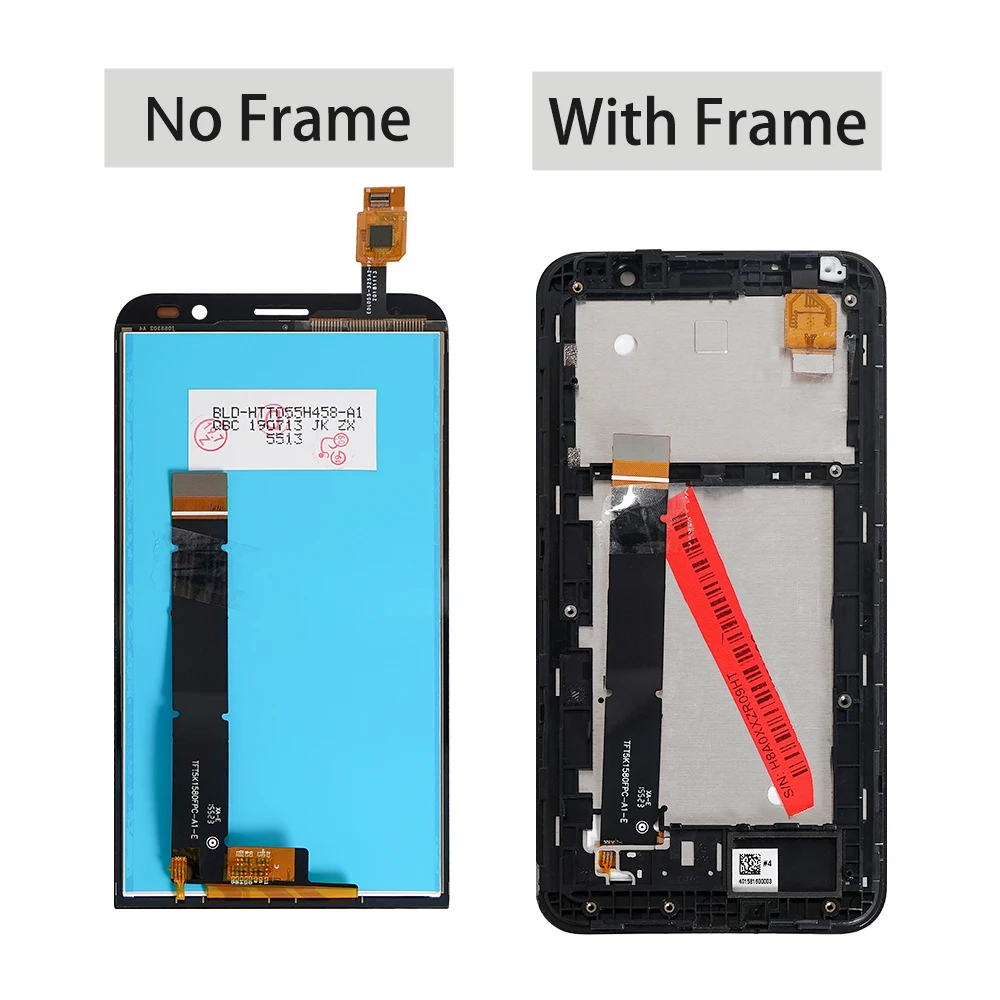 5," для Asus Zenfone GO tv ZB551KL X013D, ЖК-дисплей, сенсорный экран с рамкой, дигитайзер для ASUS ZB551KL, ЖК-экран X013D