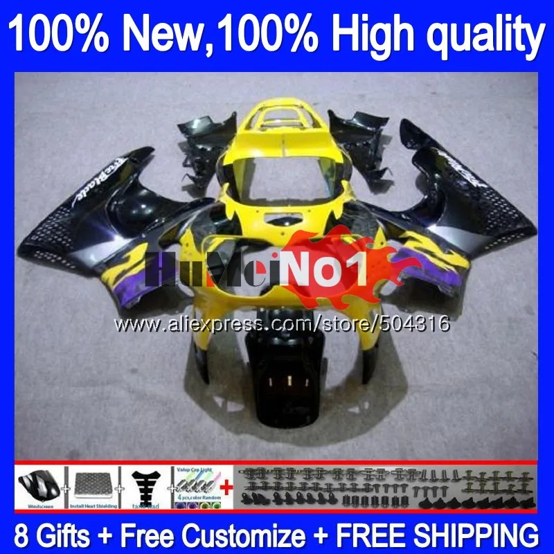 

Body For HONDA CBR 893RR CBR900RR 97MC.93 CBR900 CBR893 RR 1989 1990 1991 1992 1993 CBR893RR 89 90 91 92 93 Black Yellow Fairing