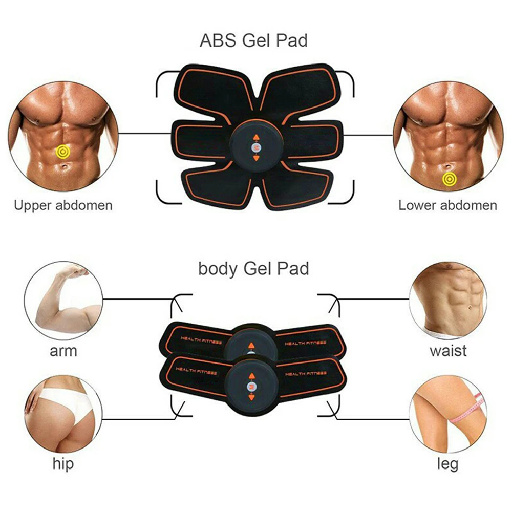 Умный Фитнес Вибрационный массажер тренажер для мышц брюшного пресса похудения