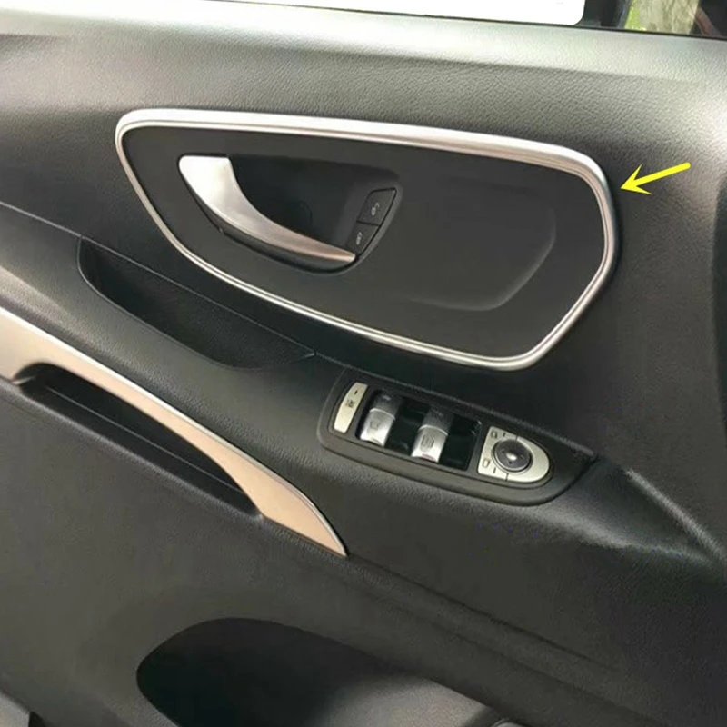 2 шт. аксессуары для Mercedes Benz Vito W447 2014 2015 2016 2017 2018 Автомобильная дверная ручка двери
