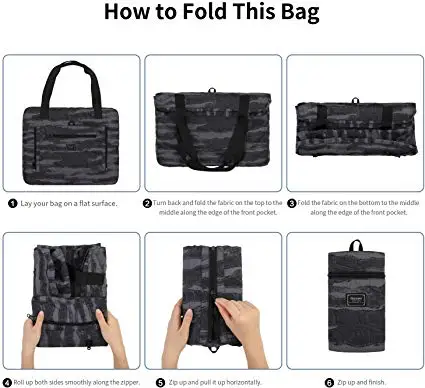 Gonex 33L Складная вещевая сумка водоотталкивающая с принтом бостонские сумки для