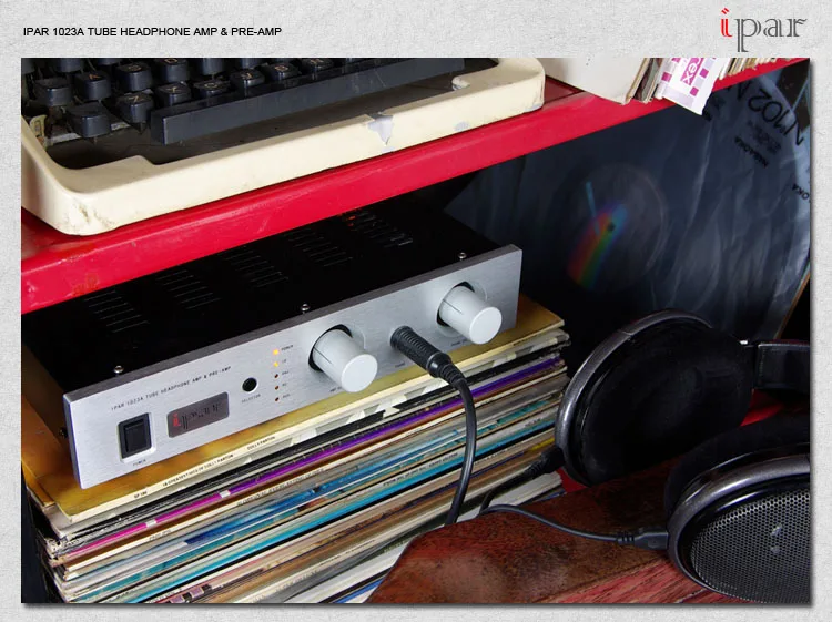 

Ipar 1023A headphone amplifier HiFi Vacuum Tube preamplifier impedance matching: 10 ohm-600ohm