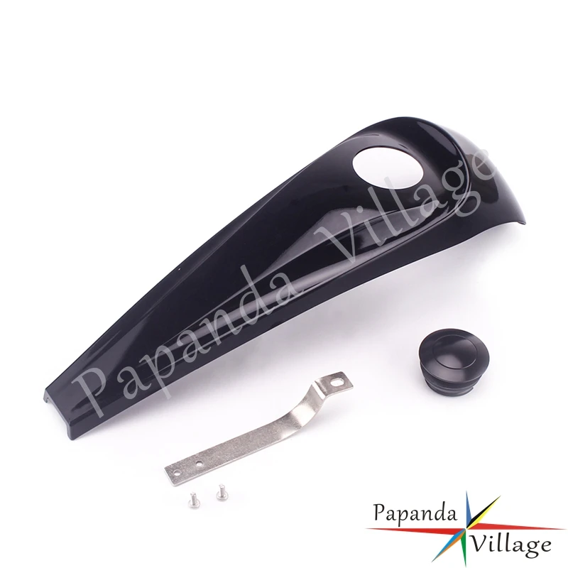 Хромированный чехол из АБС-пластика для консоли топливного бака Harley Touring FLHTC FLHT FLRT