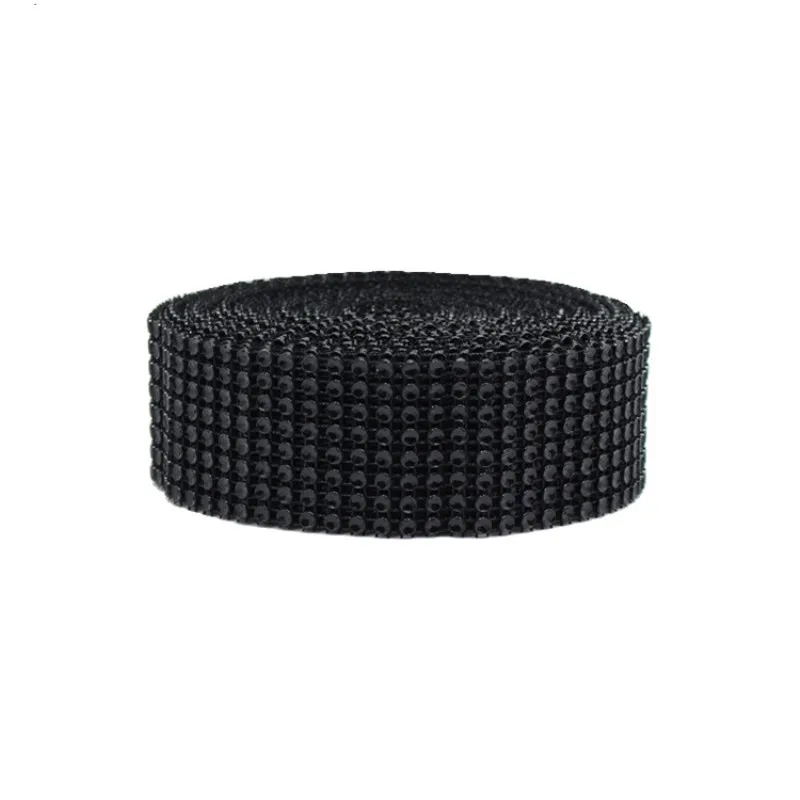 Cheerbows 4CM Gold Silver DIY Diamond Mesh Rhinestone Wraps Ribbon Crystal Roll Trim Sparkle Wrap for Wedding Flower Decor | Дом и сад