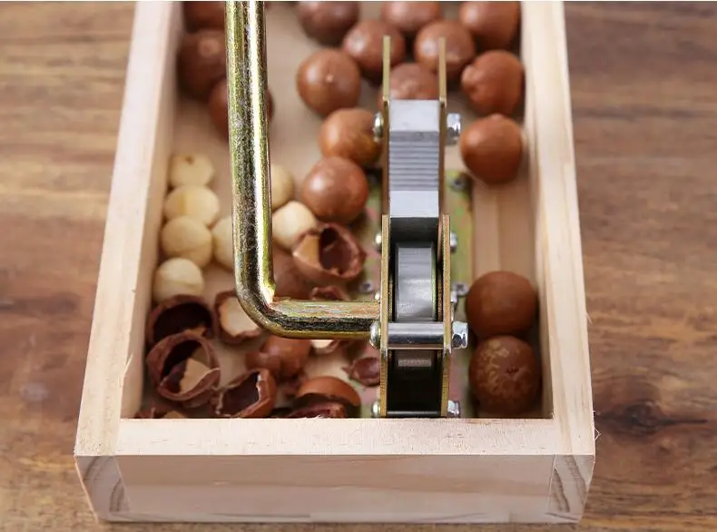 Зажим из орехового дерева Macadamia гайка инструмент открытия гайка щипцы для орехов обрубка машина ручная гайка орехокол машина для изготовления крекеров орехокол для грецких орехов