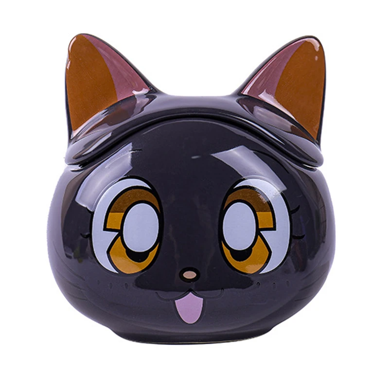 Кофейная чашка в японском стиле с милым котом керамическая кофейная крышкой 2020