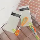 Цветной ремешок для Google Pixel 6 Pro, мягкий силиконовый чехол для телефона GOOGLE Pixel 6 5a 5G 5 XL, прозрачный чехол для телефона с углами