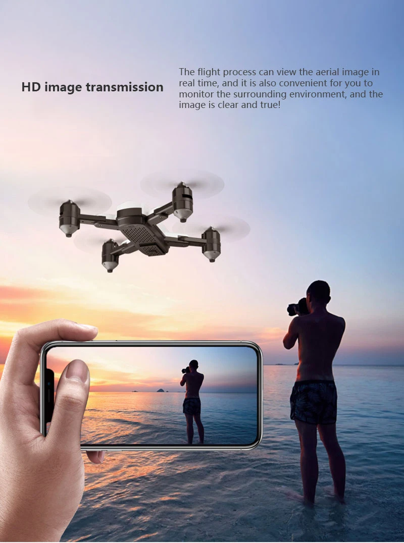 Дрон FN R2 двойная камера HD/gps Дрон 4k WiFi fpv Квадрокоптер оптический поток hover Дрон с камерой Радиоуправляемый вертолет Дрон 4k