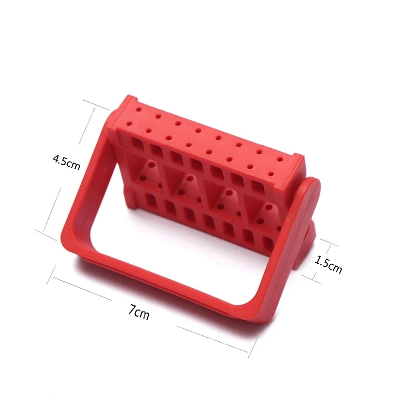 

Professional Nail Drill Bit Holder Nail Drill Head Stand Displayer 16 Holes Organizer Storage Nail Drill Container Manicure
