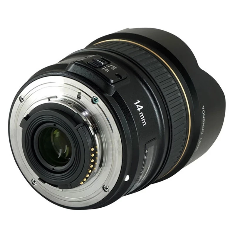 Ультра-широкоугольный объектив YONGNUO YN 14 мм F2.8N AF/MF Большая диафрагма для цифровой