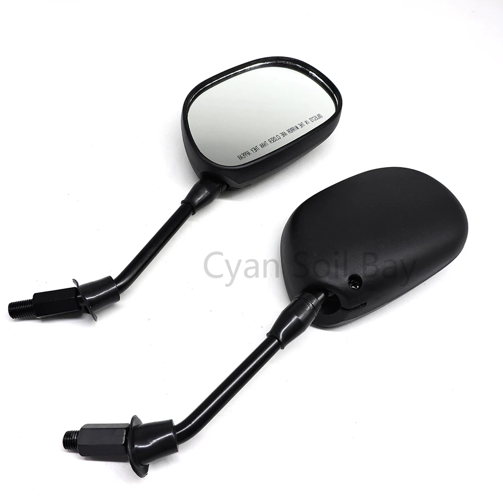 Aluminum 10mm screws Universal Motorcycle Rearview Mirrors Motorbike Scooter Side | &amp Accessories