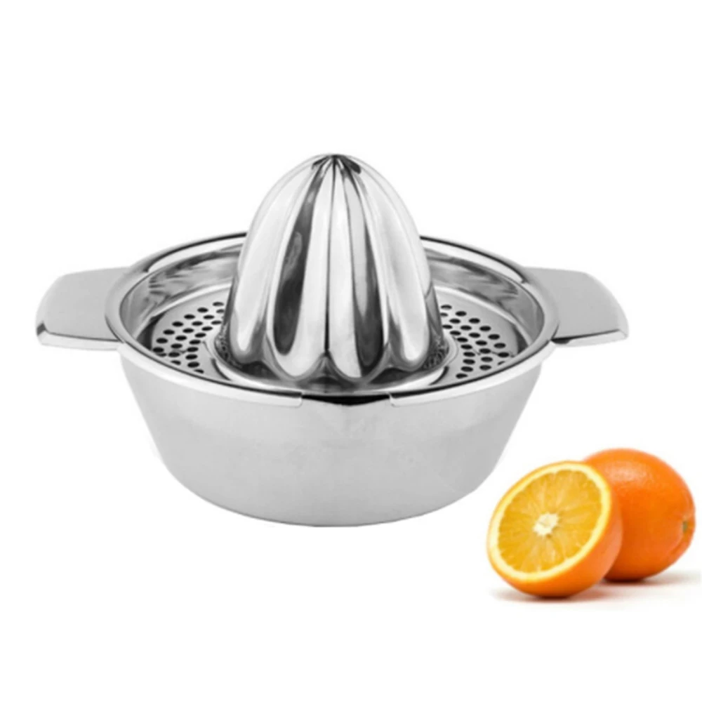 

1Pcs Stainless Steel Portable Lemon Orange Manual Fruit Kitchen Accessories Tools Citrus 100% Raw Hand Pressed Juice Maker