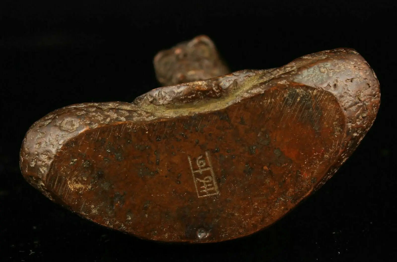 

Collectibles Chinese Hand-Carved Retro Pure Red Copper Bodhidharma Statue