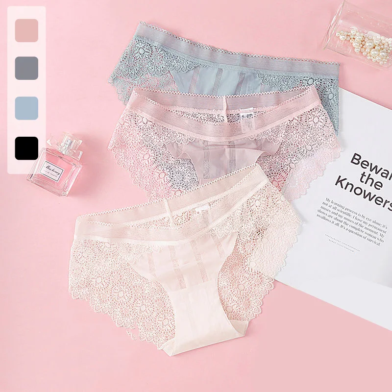 Женские трусики сексуальные кружевные прозрачные женское Бесшовное удобное