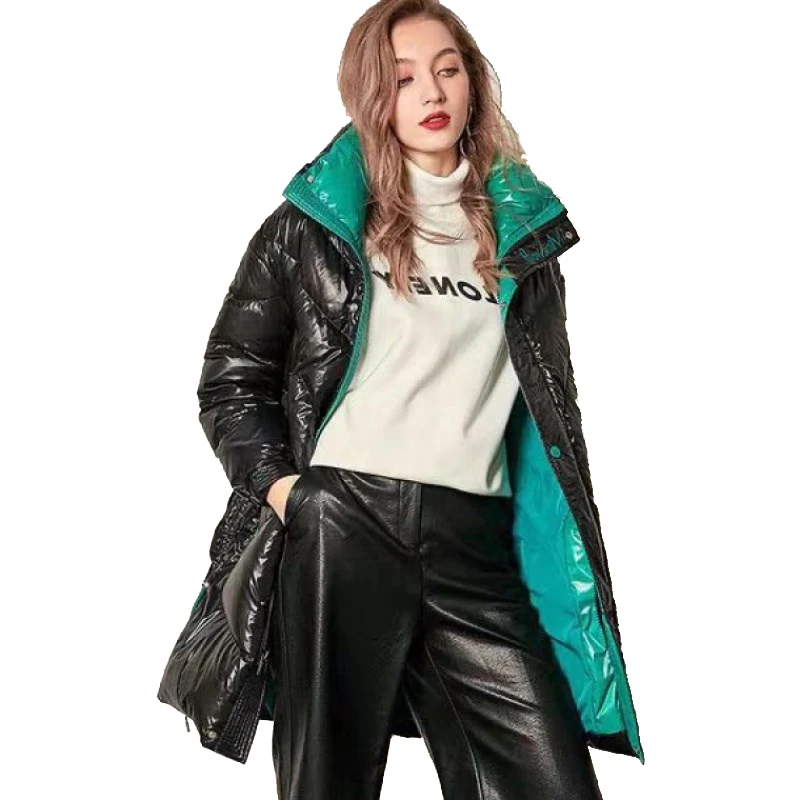 Новинка Зимняя куртка парка Высокое качество пальто с капюшоном Для женщин